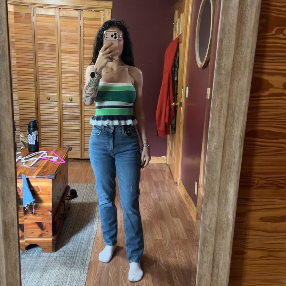 Abercrombie & Fitch Light Wash Ultra High Rise Jeans